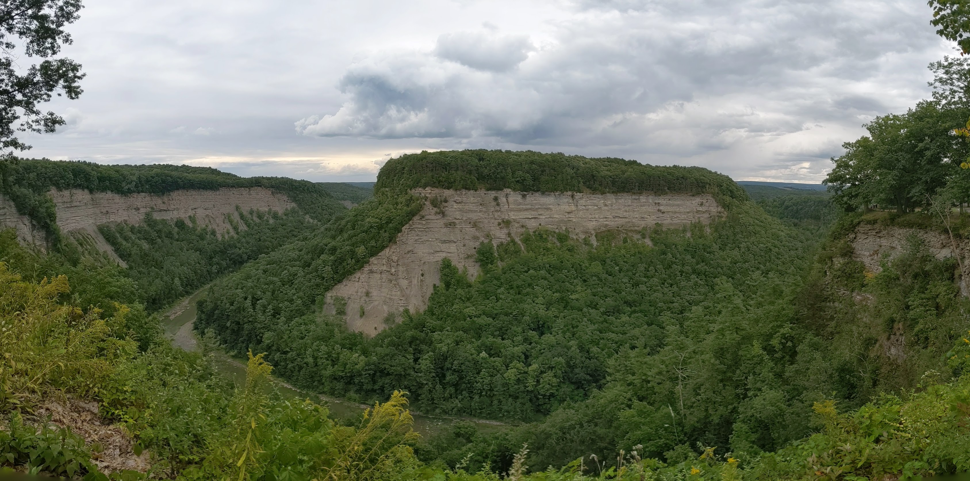 Panoramic image of Letchworth State Park